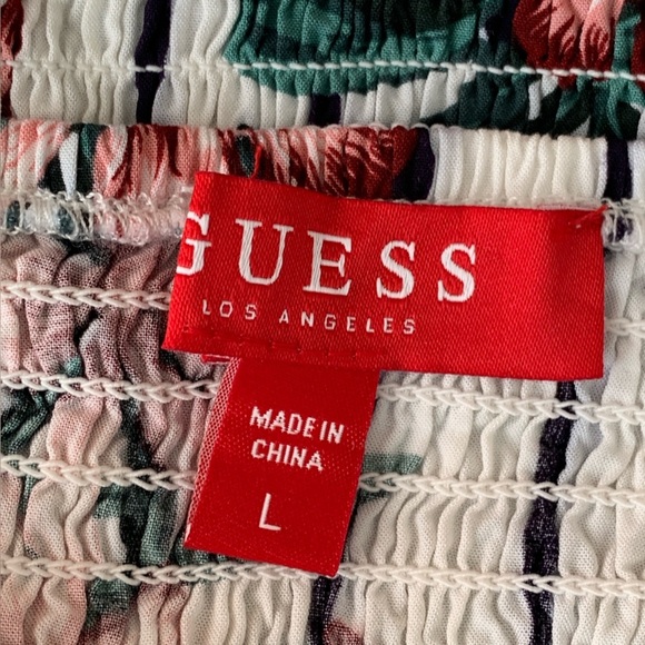 Guess Kira Smocked Mini Skirt - Picture 6 of 6